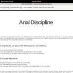 Anal Discipline Upcoming