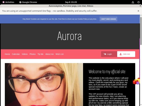 AuroraJaymes Wachtwoord