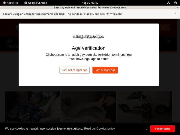 Citebeur Sign Up Page