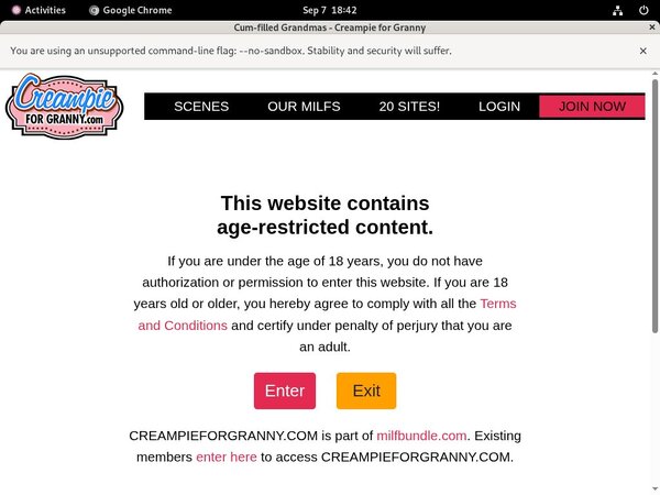 Creampieforgranny.com Free Members