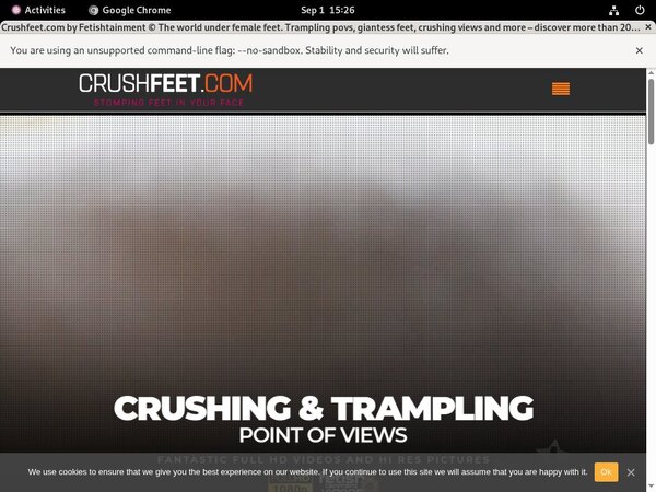 Crushfeet.com Discount Offer 2018