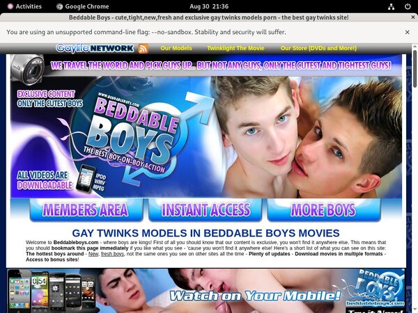 Discount Beddable Boys Trial Membership