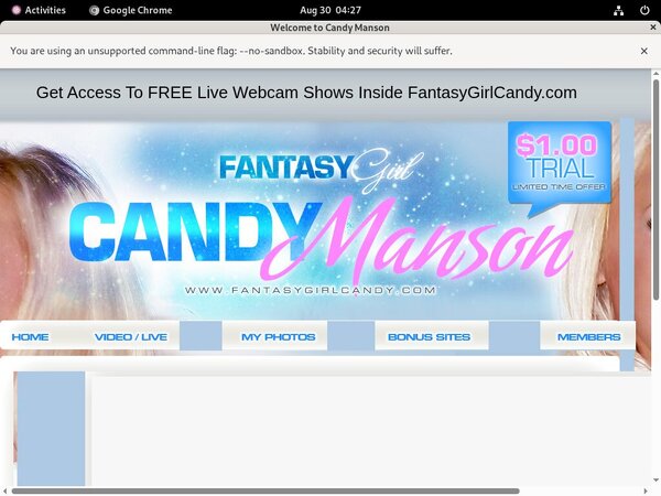 Fantasy Girl Candy Free Access