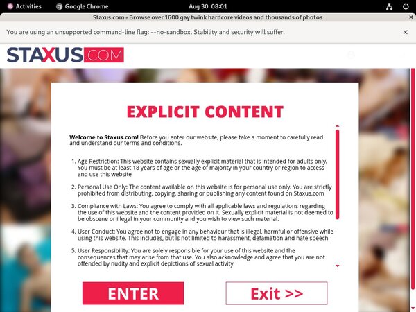 Fre Staxus Login And Password