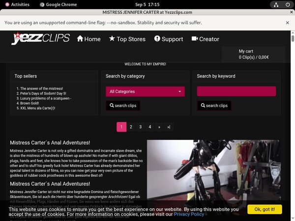 Free Mistress Jennifer Carter Porn