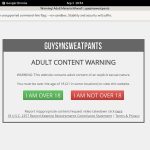Guys In Sweatpants Check Out