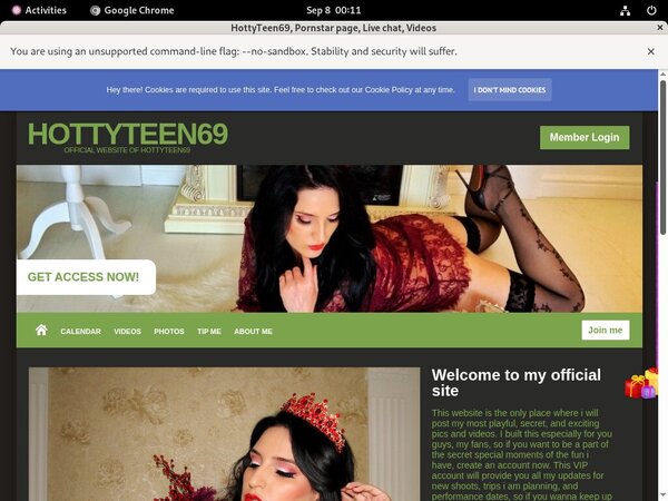 HottyTeen69 Free Trial Code