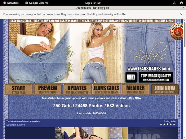 Jeans Babes Paypal Access