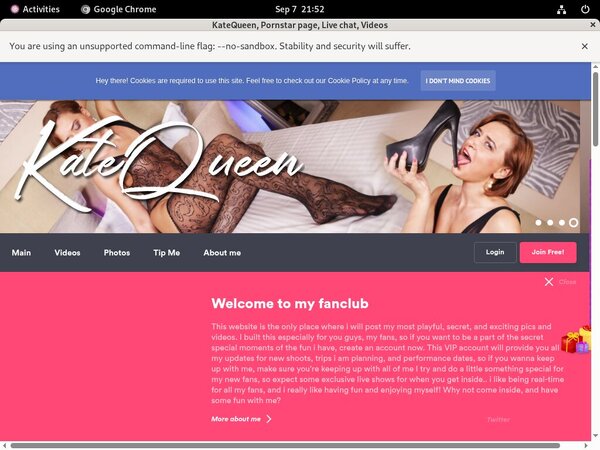 Katequeen.com Account