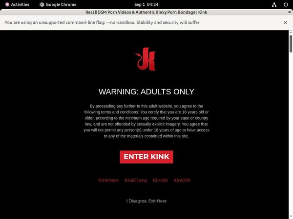 Kink Unlimited Adult Passwords