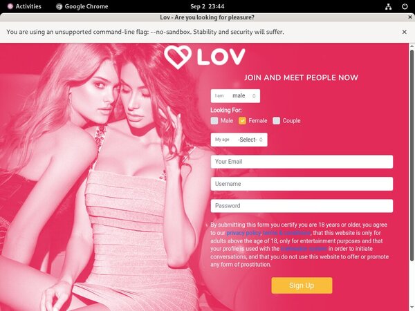 LOV Working Password