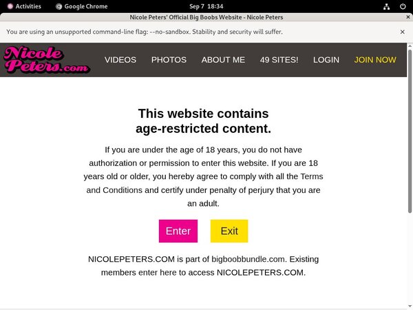 Nicole Peters Valid Password