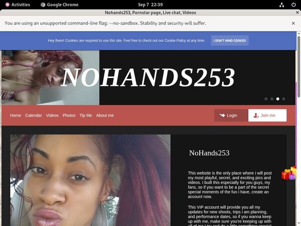 Nohands253 User Name