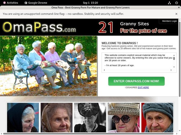 Oma Pass Discounted Membership
