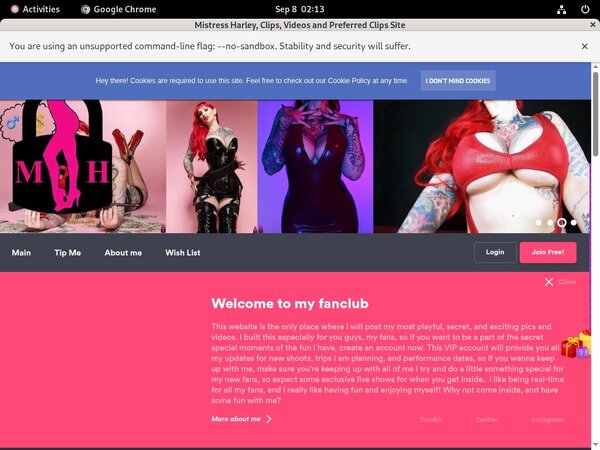 Passwords For MistressHarley