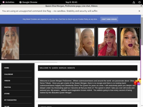 Queen Diva Morgan Page