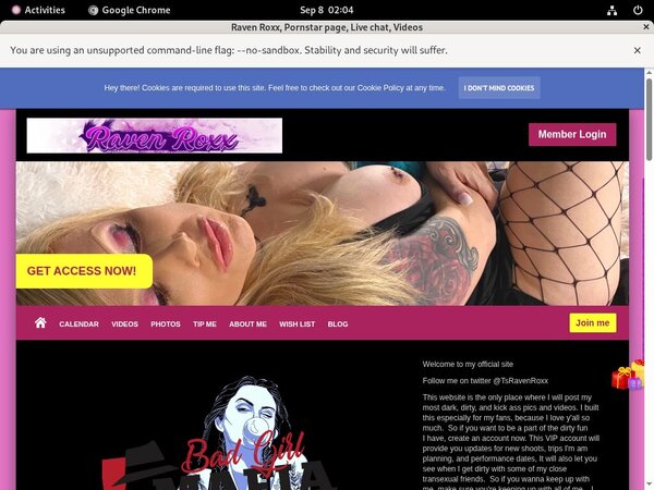 Raven Roxx Account 2016