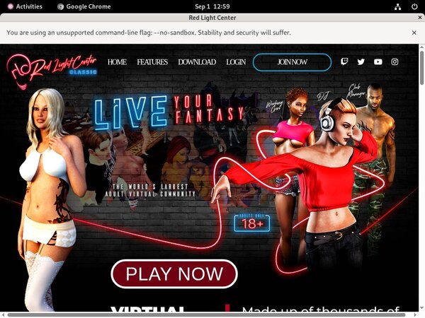 Red Light Center Page
