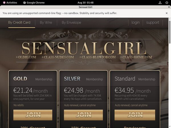 Sensual Girl Account List
