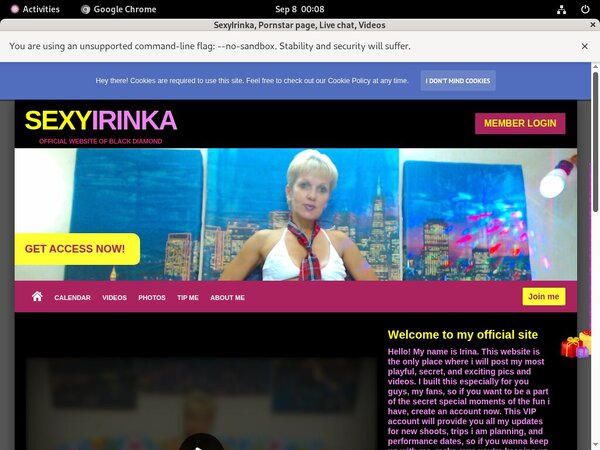 SexyIrinka Account Paypal