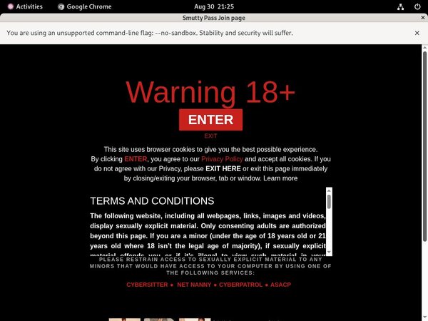 Smutty Pass Updated Passwords