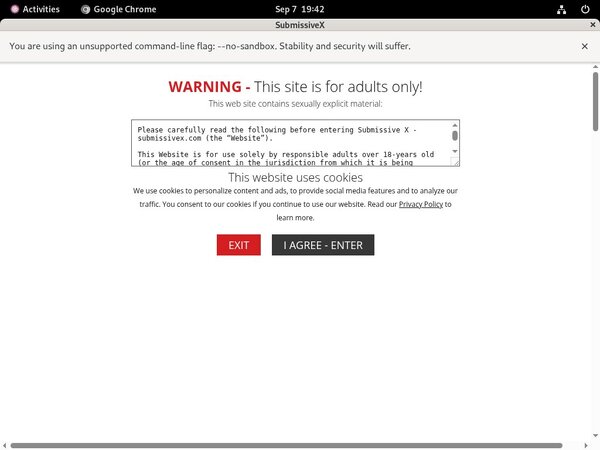 Submissive X Link Discount Submissive X Link Discount