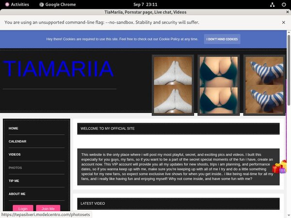 TiaMariia Member Sign Up