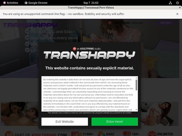 Transhappy Working Accounts