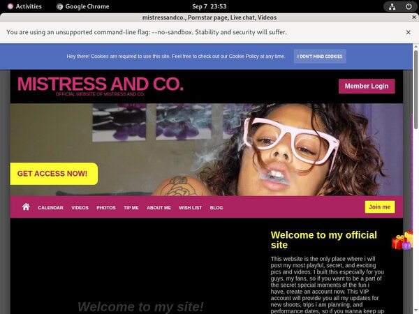 Trial Mistressandco. Account