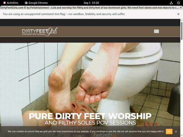 Try Dirtyfeetgirls.com For Free