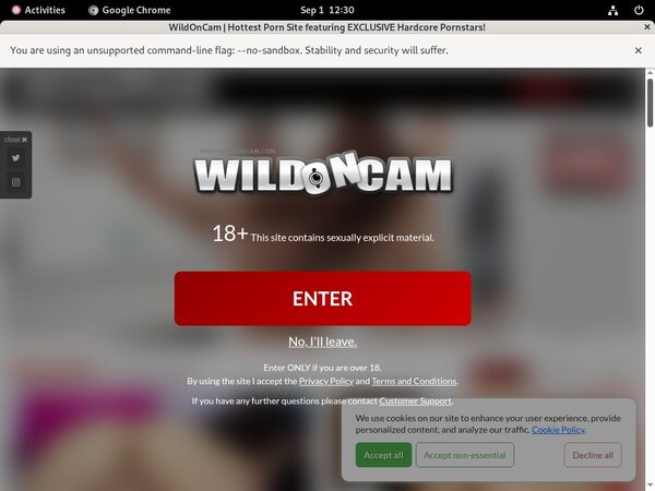 Valid Wildoncam.com Passwords
