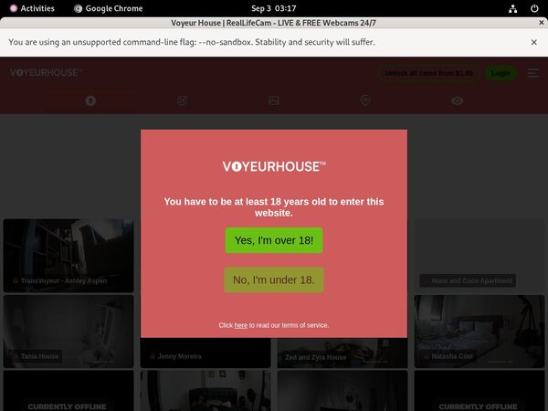 Voyeur House Discount Registration
