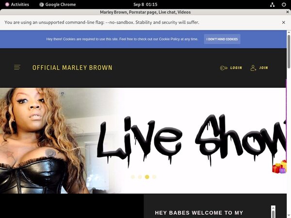 Officialmarleybrown Website Password