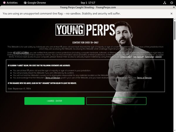 Young Perps Member Sign Up