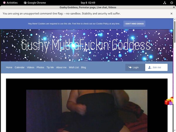 Free Gushy Goddess Videos